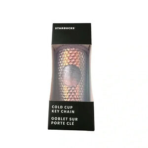 Starbucks 2023 Unicorn Bling Studded Keychain Ornament